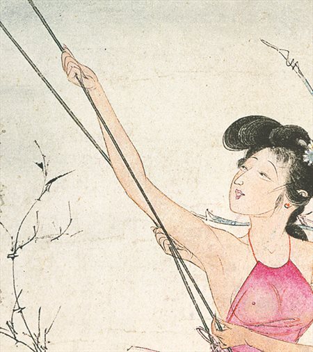 金阊-胡也佛的仕女画和最知名的金瓶梅秘戏图